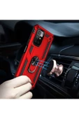 CEPCASE    Xiaomi Redmi 10 Kılıf Standlı Magnet Mıknatıslı Yüzük Armored Zırhlı Kapak thumbnail 4