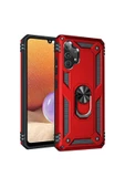 CEPCASE    Samsung Galaxy A32 4g Kılıf Standlı Magnet Mıknatıslı Yüzük Armored Zırhlı Kapak thumbnail 2