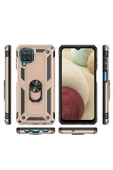 CEPCASE    Samsung Galaxy A12 Kılıf Standlı Magnet Mıknatıslı Yüzük Armored Zırhlı Kapak thumbnail 5