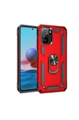 CEPCASE    Xiaomi Poco M5s Kılıf Standlı Magnet Mıknatıslı Yüzük Armored Zırhlı Kapak - 4