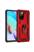 CEPCASE    Xiaomi Redmi 10 Kılıf Standlı Magnet Mıknatıslı Yüzük Armored Zırhlı Kapak thumbnail 5