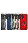 CEPCASE    Xiaomi Redmi Note 11 Global Kılıf Standlı Magnet Mıknatıslı Yüzük Armored Zırhlı Kapak thumbnail 3