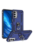 CEPCASE    Samsung Galaxy M23 Kılıf Standlı Magnet Mıknatıslı Yüzük Armored Zırhlı Kapak thumbnail 1