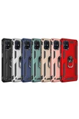 CEPCASE    Samsung Galaxy M51 Kılıf Standlı Magnet Mıknatıslı Yüzük Armored Zırhlı Kapak thumbnail 5