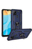 CEPCASE    Oppo A15 Kılıf Standlı Magnet Mıknatıslı Yüzük Armored Zırhlı Kapak thumbnail 1