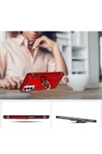 CEPCASE    Samsung Galaxy M23 Kılıf Standlı Magnet Mıknatıslı Yüzük Armored Zırhlı Kapak thumbnail 4