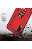 CEPCASE    Samsung Galaxy A50 Kılıf Standlı Magnet Mıknatıslı Yüzük Armored Zırhlı Kapak thumbnail 4