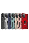 CEPCASE    Iphone 12 Pro Kılıf Standlı Magnet Mıknatıslı Yüzük Armored Zırhlı Kapak thumbnail 3