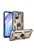 CEPCASE    Xiaomi Redmi Note 10 5g Kılıf Standlı Magnet Mıknatıslı Yüzük Armored Zırhlı Kapak thumbnail 1
