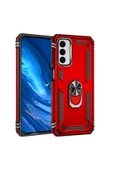 CEPCASE    Samsung Galaxy M23 Kılıf Standlı Magnet Mıknatıslı Yüzük Armored Zırhlı Kapak thumbnail 6