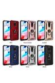 CEPCASE    Xiaomi Redmi 8 Kılıf Standlı Magnet Mıknatıslı Yüzük Armored Zırhlı Kapak thumbnail 5