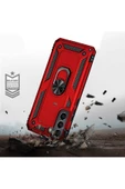 CEPCASE    Samsung Galaxy S22 Kılıf Standlı Magnet Mıknatıslı Yüzük Armored Zırhlı Kapak thumbnail 6