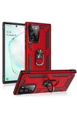 CEPCASE    Samsung Galaxy Note 20 Ultra Kılıf Standlı Magnet Mıknatıslı Yüzük Armored Zırhlı Kapak thumbnail 3