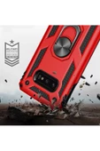 CEPCASE    Samsung Galaxy S10e Kılıf Standlı Magnet Mıknatıslı Yüzük Armored Zırhlı Kapak thumbnail 6