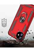 CEPCASE    Iphone 11 Kılıf Standlı Magnet Mıknatıslı Yüzük Armored Zırhlı Kapak thumbnail 6