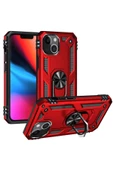 CEPCASE    Iphone 13 Mini Kılıf Standlı Magnet Mıknatıslı Yüzük Armored Zırhlı Kapak thumbnail 2