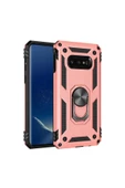 CEPCASE    Samsung Galaxy S10e Kılıf Standlı Magnet Mıknatıslı Yüzük Armored Zırhlı Kapak thumbnail 1