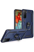 CEPCASE    Samsung Galaxy S21 Fe Kılıf Standlı Magnet Mıknatıslı Yüzük Armored Zırhlı Kapak thumbnail 1