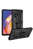 CEPCASE    Oppo Reno 5 Lite Kılıf Standlı Magnet Mıknatıslı Yüzük Armored Zırhlı Kapak thumbnail 1