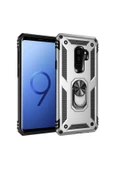 CEPCASE    Samsung Galaxy S9 Plus Kılıf Standlı Magnet Mıknatıslı Yüzük Armored Zırhlı Kapak thumbnail 1