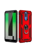 CEPCASE    Huawei Mate 10 Lite Kılıf Standlı Magnet Mıknatıslı Yüzük Armored Zırhlı Kapak thumbnail 4