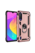 CEPCASE    Xiaomi Mi A3 Kılıf Standlı Magnet Mıknatıslı Yüzük Armored Zırhlı Kapak thumbnail 1