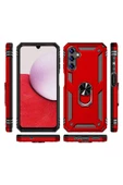 CEPCASE    Samsung Galaxy A14 Kılıf Standlı Magnet Mıknatıslı Yüzük Armored Zırhlı Kapak thumbnail 5