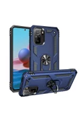 CEPCASE    Xiaomi Redmi Note 10 Kılıf Standlı Magnet Mıknatıslı Yüzük Armored Zırhlı Kapak thumbnail 1