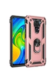 CEPCASE    Xiaomi Redmi Note 9 Kılıf Standlı Magnet Mıknatıslı Yüzük Armored Zırhlı Kapak - 1