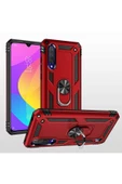 CEPCASE    Xiaomi Mi A3 Kılıf Standlı Magnet Mıknatıslı Yüzük Armored Zırhlı Kapak thumbnail 3