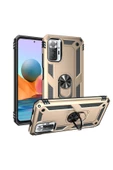 CEPCASE    Xiaomi Redmi Note 10 Pro Kılıf Standlı Magnet Mıknatıslı Yüzük Armored Zırhlı Kapak thumbnail 1