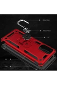 CEPCASE    Samsung Galaxy S20 Plus Kılıf Standlı Magnet Mıknatıslı Yüzük Armored Zırhlı Kapak - 4