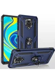 CEPCASE    Xiaomi Redmi Note 9s Kılıf Standlı Magnet Mıknatıslı Yüzük Armored Zırhlı Kapak thumbnail 2