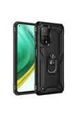 CEPCASE    Xiaomi Mi 10t Pro 5g Kılıf Standlı Magnet Mıknatıslı Yüzük Armored Zırhlı Kapak thumbnail 1