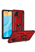 CEPCASE    Oppo A15 Kılıf Standlı Magnet Mıknatıslı Yüzük Armored Zırhlı Kapak thumbnail 1