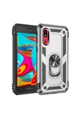 CEPCASE    Samsung Galaxy A2 Core Kılıf Standlı Magnet Mıknatıslı Yüzük Armored Zırhlı Kapak - 1