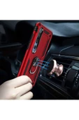 CEPCASE    Xiaomi Mi 10 Kılıf Standlı Magnet Mıknatıslı Yüzük Armored Zırhlı Kapak - 4