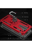 CEPCASE    Xiaomi Redmi Note 9 Kılıf Standlı Magnet Mıknatıslı Yüzük Armored Zırhlı Kapak thumbnail 4
