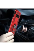 CEPCASE    Samsung Galaxy S10 Kılıf Standlı Magnet Mıknatıslı Yüzük Armored Zırhlı Kapak - 5
