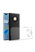 CEPCASE    Huawei Mate 40 Pro Kılıf Transparent Şeffaf Kamera Korumalı Camera Protected Kapak thumbnail 2