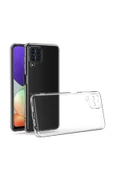 CEPCASE    Samsung Galaxy M22 Kılıf Transparent Şeffaf Kamera Korumalı Camera Protected Kapak thumbnail 2