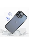 CEPCASE    Iphone 13 Pro Max Kılıf Şeffaf Arka Yüzey Kontrast Renk Kamera Çerçeve Tuş Takımı thumbnail 4