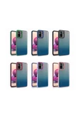 CEPCASE    Xiaomi Redmi Note 10s Kılıf Şeffaf Arka Yüzey Kontrast Renk Kamera Çerçeve Tuş Takımı Orjinal Kalıp thumbnail 5