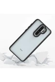 CEPCASE    Xiaomi Redmi Note 8 Pro Kılıf Şeffaf Arka Yüzey Kontrast Renk Kamera Çerçeve Tuş Takımı - 3