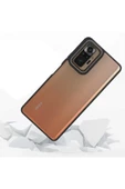 CEPCASE    Xiaomi Redmi Note 10s Kılıf Şeffaf Arka Yüzey Kontrast Renk Kamera Çerçeve Tuş Takımı Orjinal Kalıp thumbnail 3