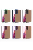 CEPCASE    Samsung Galaxy S20 Fe Kılıf Şeffaf Arka Yüzey Kontrast Renk Kamera Çerçeve Tuş Takımı Orjinal Kalıp thumbnail 3