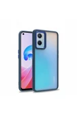 CEPCASE    Oppo A96 4g Kılıf Şeffaf Arka Yüzey Kontrast Renk Kamera Çerçeve Tuş Takımı Orjinal Kalıp thumbnail 2