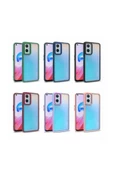 CEPCASE    Oppo A96 4g Kılıf Şeffaf Arka Yüzey Kontrast Renk Kamera Çerçeve Tuş Takımı Orjinal Kalıp thumbnail 4