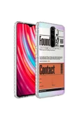 CEPCASE    Xiaomi Redmi Note 8 Pro Uyumlu Kılıf Kenar Korumalı Desenli Colorful Graphic Design Silikon Kapak - 1