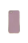 CEPCASE    Iphone 7 Plus Kılıf Kenarları Parlak Gold Tasarım Pastel Renk Tasarımlı Kapak thumbnail 2
